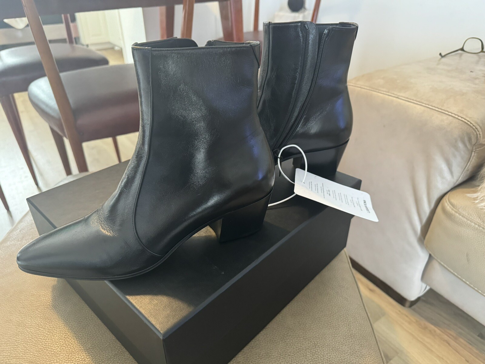 STIVALETTO VASSILI 60 IN PELLE LISCIA SAINT LAURENT STAGIONE PRIMAVERA2024