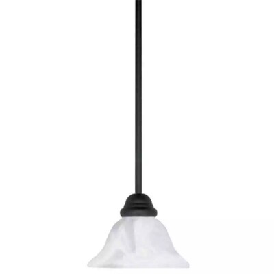 Nuvo Lighting 60/386 Single Light 7-1/4'' Wide Mini Pendant Textured Black Indoor