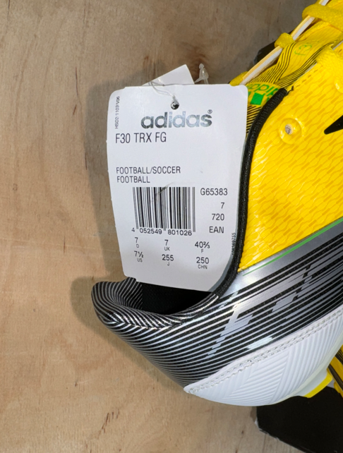 Adidas Adizero F30 FG G65383 Yellow boots Cleats mens Football