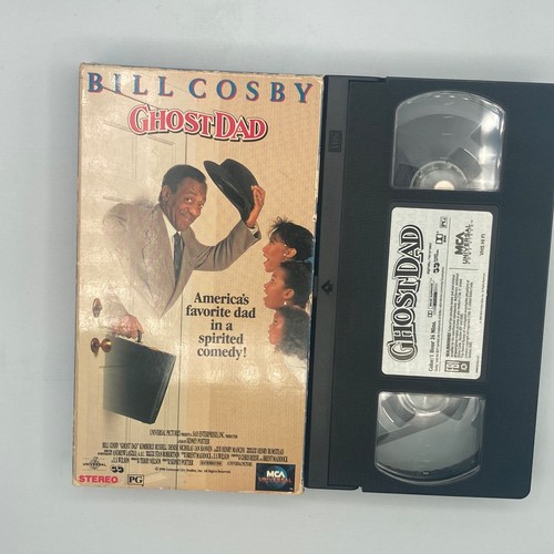 Ghost Dad (1990), VHS Movie, MCA Home Video (1990), Bill Cosby is a ghost / dad