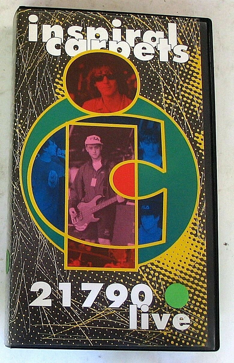INSPIRAL CARPETS - 21790 LIVE - VHS New never played