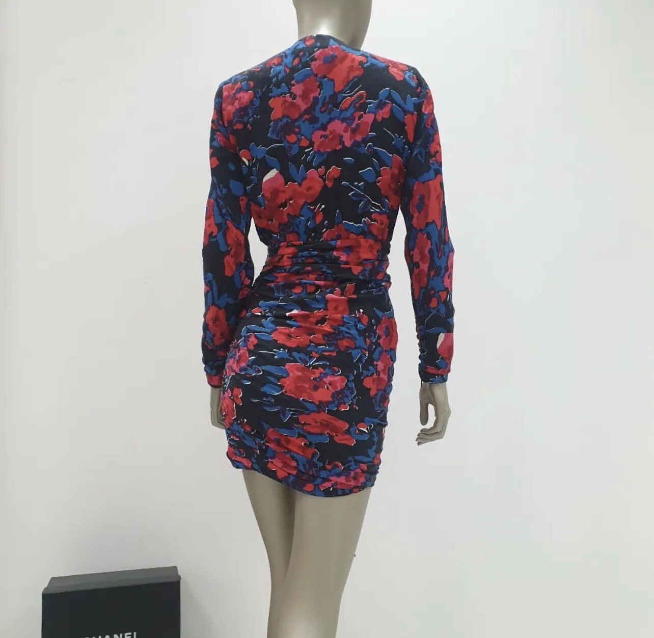 Mini Abito Saint Laurent Stampa Floreale Tg.XS S