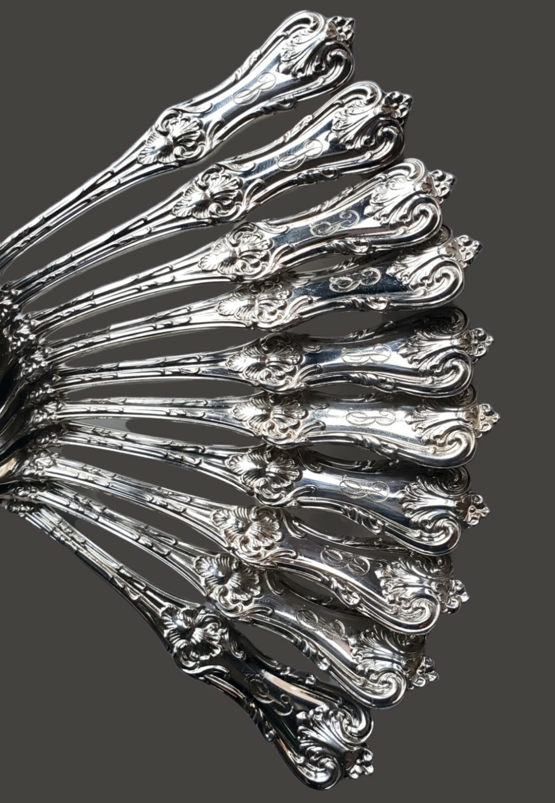 Frank W Smith Sterling Silver Dematisse Silverware Federal Cotillion Edward VII 