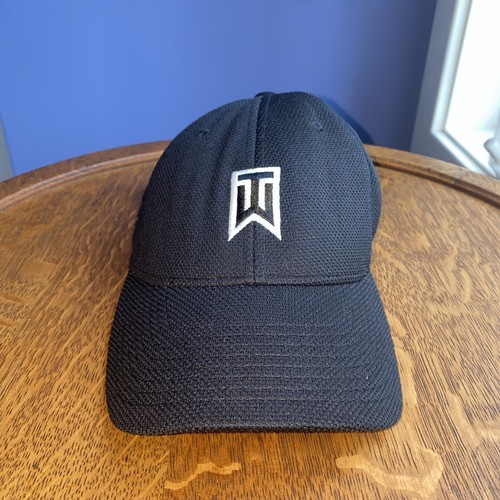 Nike Tiger Woods Vintage Fitted Flexfit Mütze Cap Medium/Large M/L SCHWARZ Selten - Bild 4 von 12