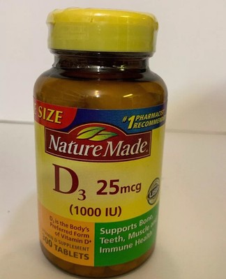 Nature Made Vitamin D3 1000 Iu 300ct 031604026837t892