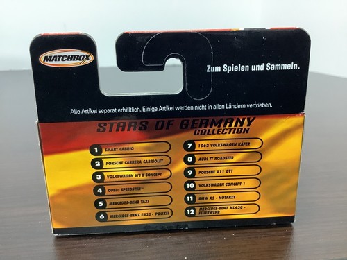 Matchbox 50th Collection Stars of Germany 2001+2003 U PICK! Free ship over $30 - Picture 45 of 51