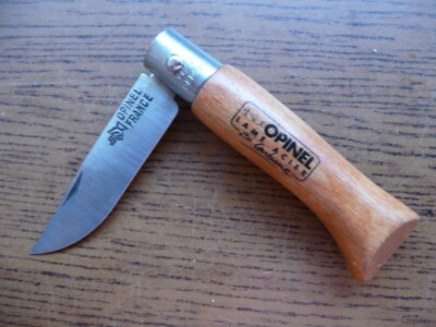 Couteau De Poche Opinel Vintage – Modèle Rétro Multicouleur – Bon état