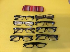 Lot of 9 Pcs Women  s Eyeglass Frames Full Rim Various Colors  Bonus