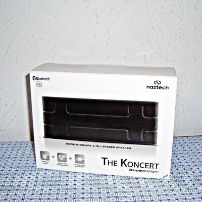 【NEW】NAZTECH N52 KONCERT BOOMSTATION BLUETOOTH SPEAKER WITH POWER BANK - BLACK