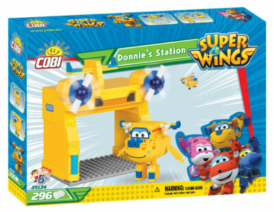 COBI 25134 Super Wings DONNIE`S Station Donnie Flugzeug Superwings Bausatz