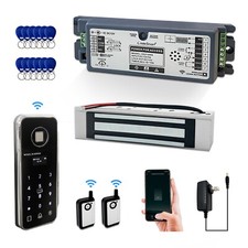WiFi Access Control Magnetic Lock System with Wireless Fingerprint Keypad