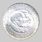 1952  GEORGE CARVER BOOKTER T WASHINGTON / SILVER HALF DOLLAR / COMMERATIVE COIN