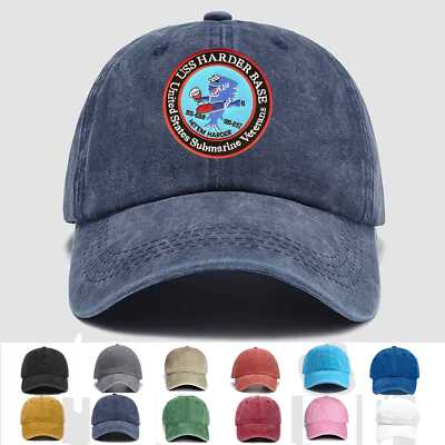 Custom Embroidered Hat Harder Sub Base, Veteran Cap, Trucker Hat, Gift Idea