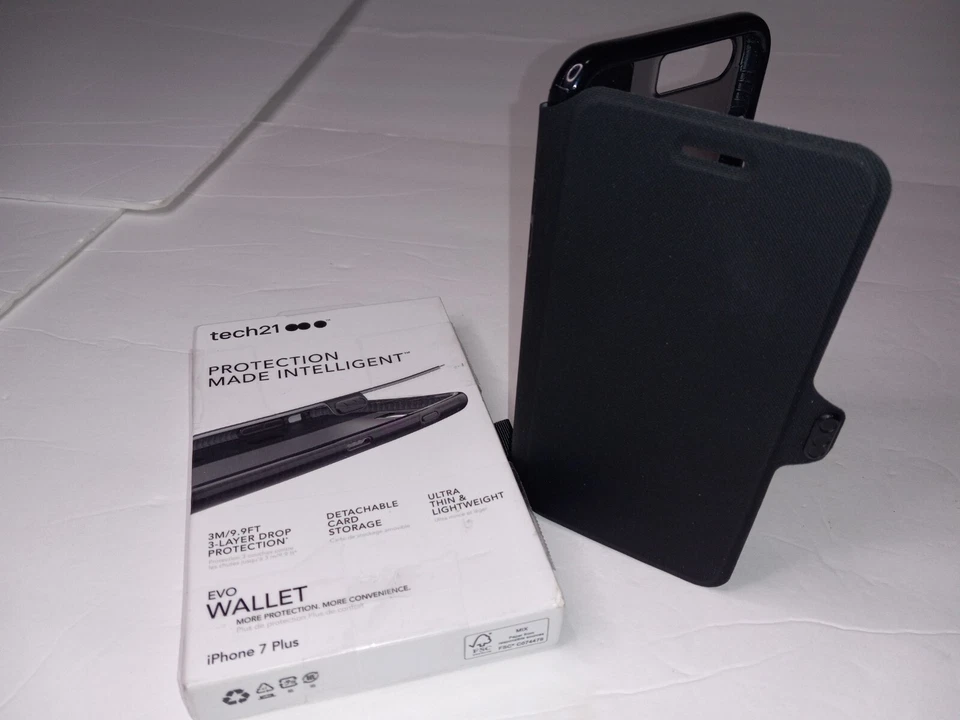 Tech21 Evo Wallet Phone Case w/ Detachable Card Storage for iPhone 7 Plus - Image 2 of 4