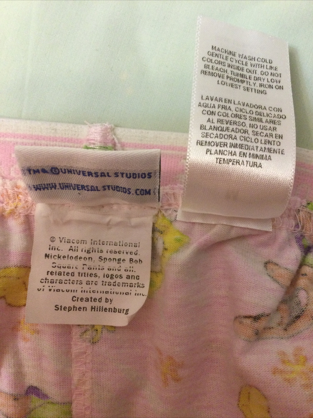 Universal Studios Sponge Bob Square Pants Pajama … - image 4