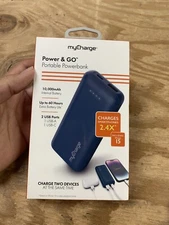 myCharge 10000mAh Power & Go Power Bank - Blue - 2B9