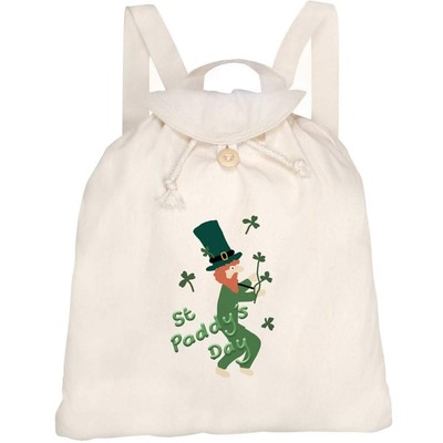 ''Paddy's Day Celebrations'' Canvas Rucksack / Backpack (RK00037100)