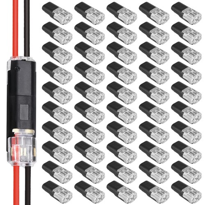 #ad Double Wire Plug in Connector Cable Clamp with Locking Buckle 20 50 Pack $9.99