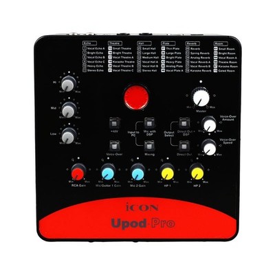 ICON UPOD PRO USB Sound Card Audio Interface with 72 DSP Effects for PC Phones