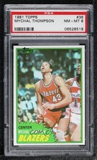 1981-82 Topps Mychal Thompson #36 PSA 8 0y8e