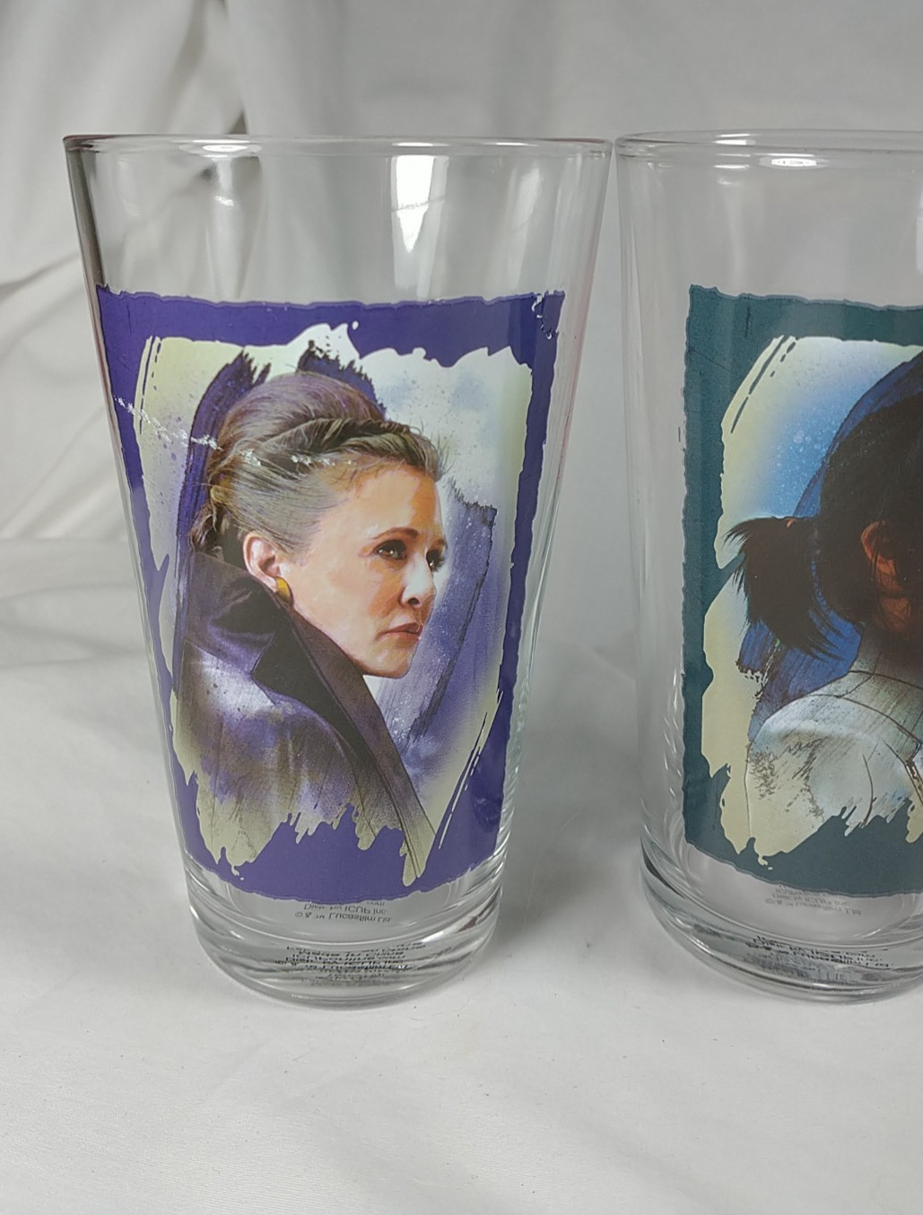 ICUP Inc Lucasfilm Ltd. Set Of 4 Star Wars Tumblers  5 3/4” Tall ~ The Last Jedi