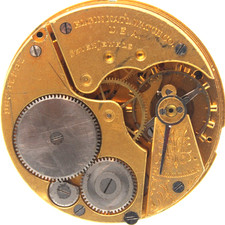 1915 ELGIN POCKET WATCH MOVEMENT 18418296 GRADE: 293 16s 7j EI