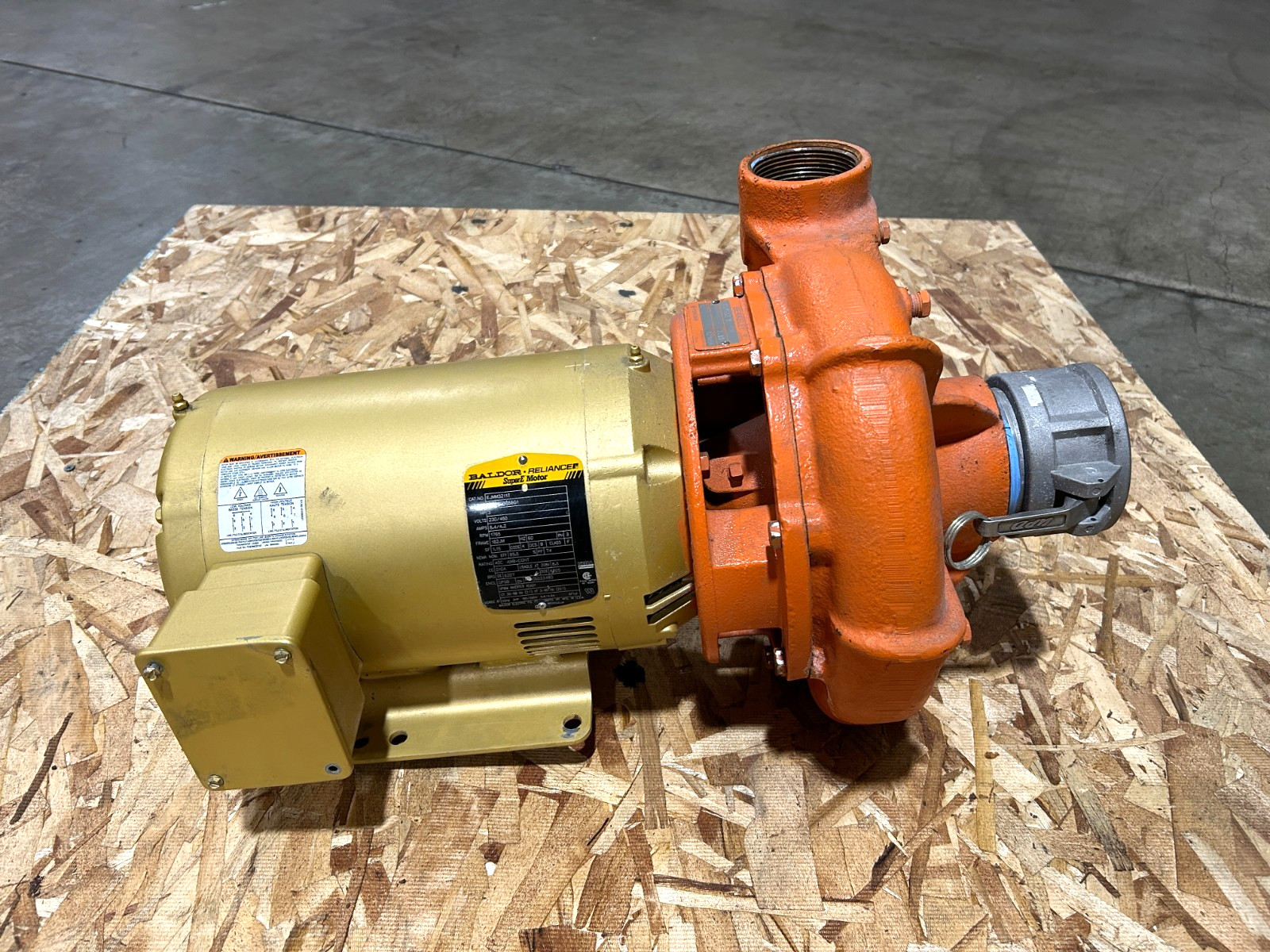 Berkeley Pentair B2-1/2ZPMS Centrifugal Pump 3HP 230/460V B54582-M EJMM3211T