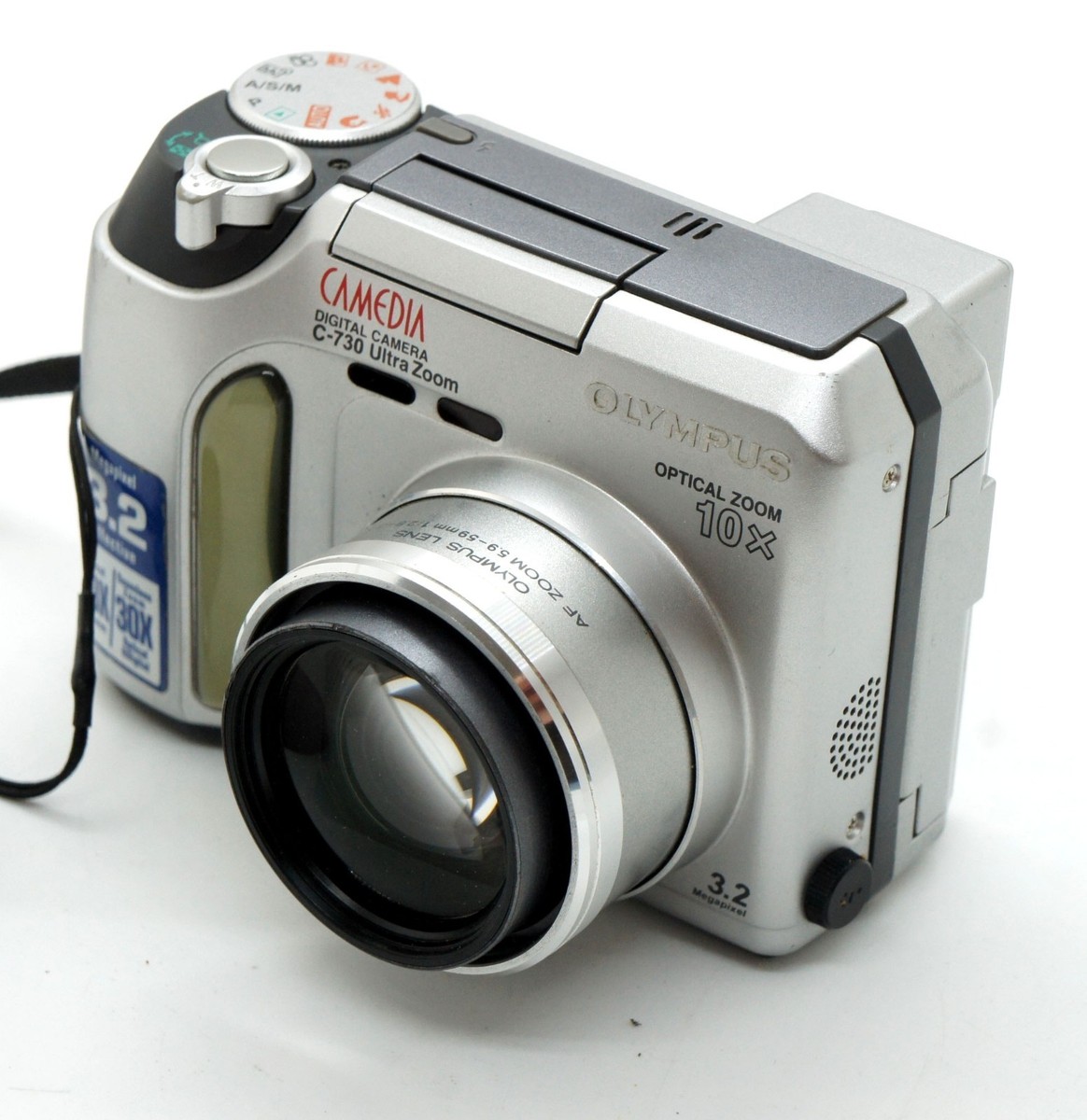 Olympus Camedia C-730 Ultra Zoom Digital Camera 3.2MP CCD Tested