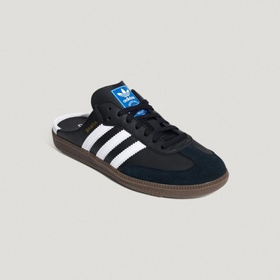 adidas Originals Samba OG Mule W Core Black White Gum Women Casual Shoes LB3815
