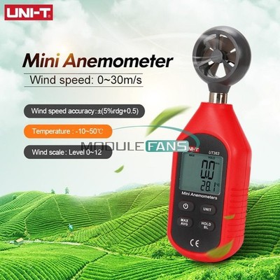 UNI-T Handheld Anemometer Digital Air Flow Wind Speed Measurement Meter UT363