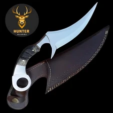 Full Tang Handmade D2 Steel EDC Survival, Camping, Combat Hunting Karambit Knife