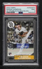 2022 Series 2 1987 Topps Baseball Black /199 Mason Thompson PSA 9 MINT Auto h7i