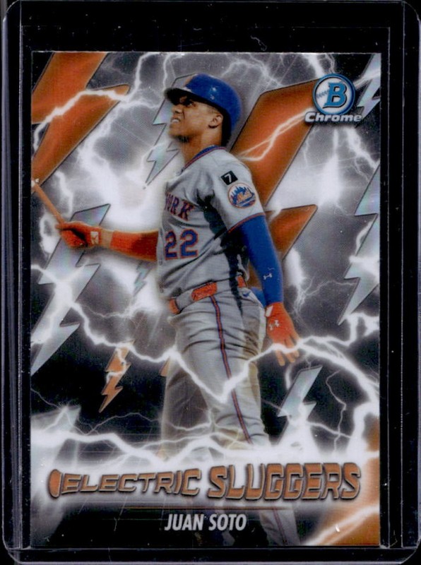 2026 Bowman Juan Soto Electric Sluggers Chrome #ES-7 Mets