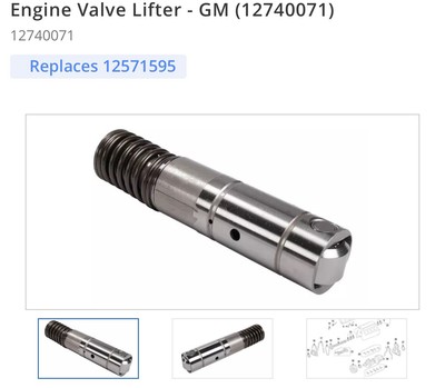 NEW OEM Engine Valve Lifter - GM (12740071) 4.8L, 5.3L, 6.0L, 6.2L. 6.2L
