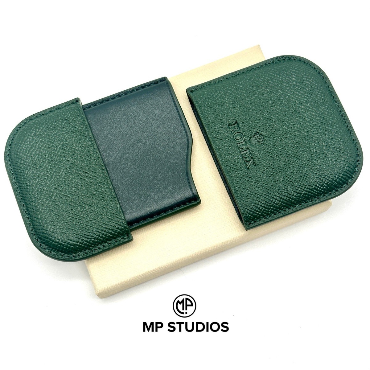 Rolex Verdant Business Cardholder Leather Case Card Wallet AD VIP