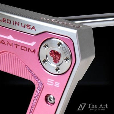 SCOTTY CAMERON ピンク ウッドティー Scotty Cameron 2024 PHANTOM 5S Lovely Heart Pink Glitter