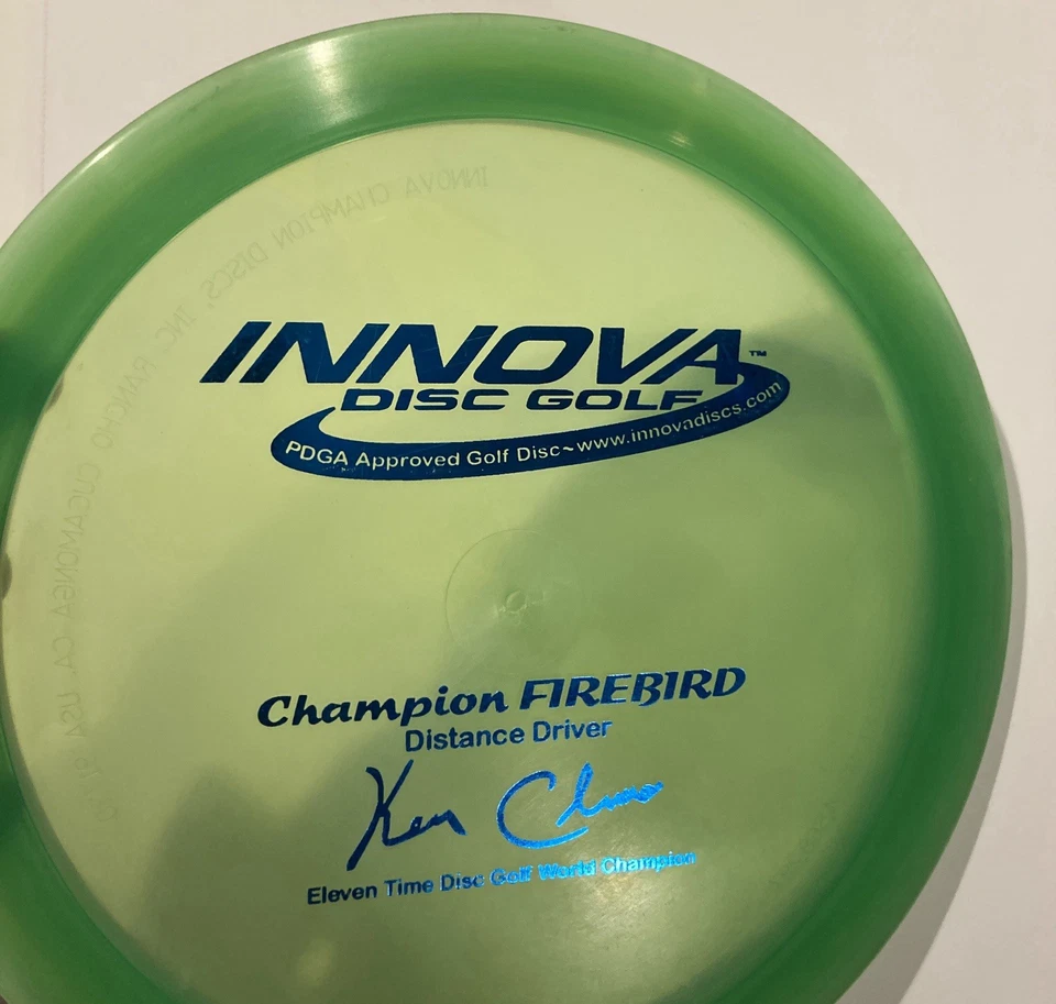 Innova 💎 Champion Firebird - 11X Ken Climo FAF PFN PAT# Jade 168g Rare 💎 - Image 3 of 4