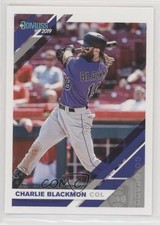 2019 Panini Donruss Charlie Blackmon #131 0z0k