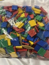 Learning Resources Plastic Pattern Blocks Set Marvelous Mosaics Bag Of Tiles B