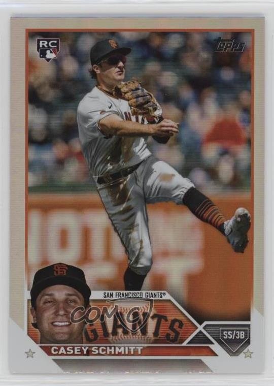 2023 Topps Update Rainbow Foil Casey Schmitt #US133 Rookie RC 6b4