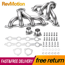 Stainless Steel Block Hugger Shorty Exhaust Headers For Sbc Ls Ls3 Ls6