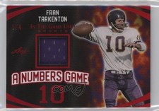 2024 Leaf ITG Used Sports A Numbers Game Red Holo 1/4 Fran Tarkenton HOF k3j