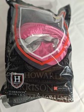 Harrison Howard Horse Fly Mask Full Face Without Ear Covers Large Pink