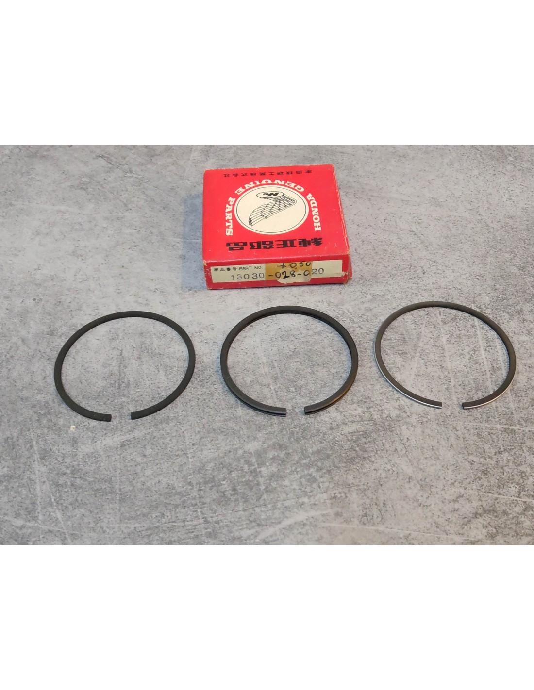 Jeu de segments de piston 0.50 mm pour moto Honda C90 et CT90 ancienne