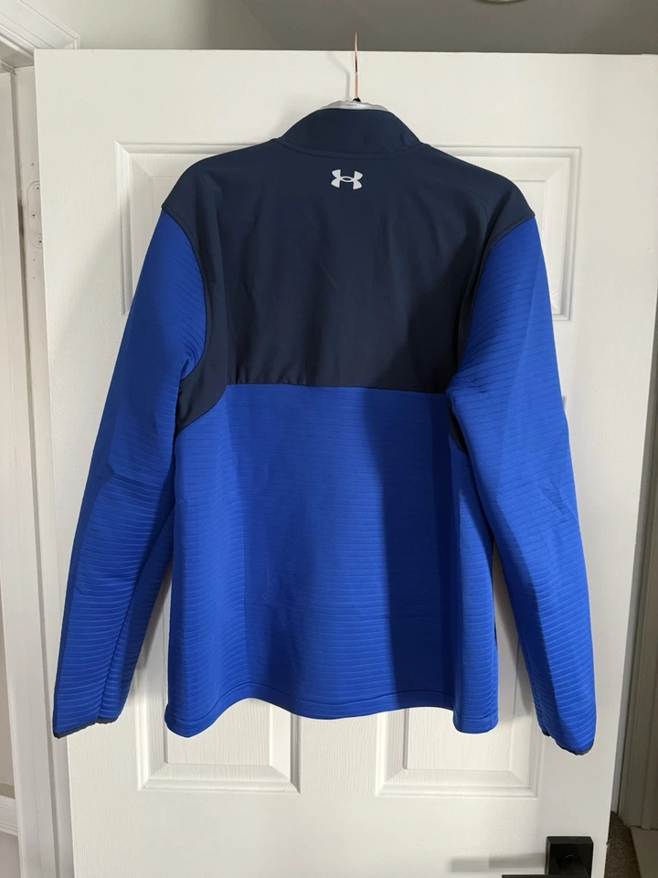 Pullover de golf Under Armour Storm Daytona 1/2 cremallera azul y azul marino para hombre XL Foto 2 de 3