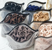 20 Or 50 Pcs Kids Elastic Hair Bands Girls Scrunchie Rubber Hair Ties Clips US
