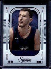 2025-26 Panini Signature Series Alex Karaban Purple Prizm #/35 Huskies