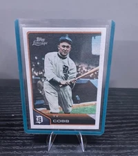 2011 Topps Lineage Cloth Stickers Ty Cobb #TCS32 HOF