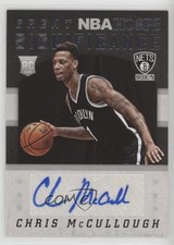 2015-16 Panini NBA Hoops Great SIGnificance Chris McCullough #GS-CM Auto 0a3