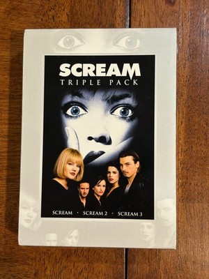 Scream Triple Pack DVD 3-Disc Set Trilogy Scream 1, 2 & 3 Box Set